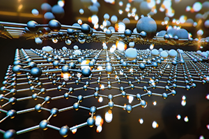 Cambridge spin-out receives £2.2 million to help improve cancer treatments. Image by Maria Maltseva from Pixabay illustration of graphene